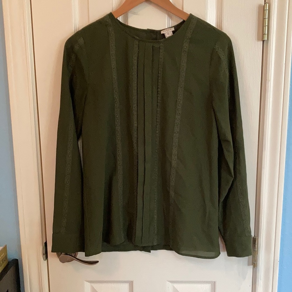 J. Crew button-back blouse, XS